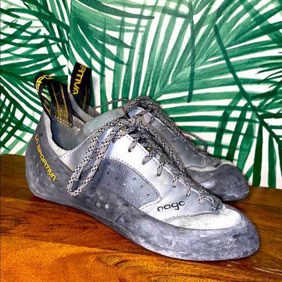 La Sportiva Shoes - La Sportiva Nago XSedge Gray Rock Climbing Shoes Women’s 8